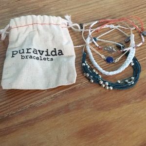 4 PuraVida Bracelets.